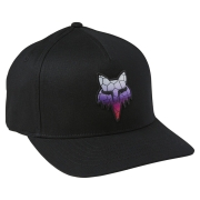 Flexfit cap FOX Skarz, black with logo