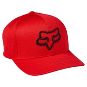 Cepure FOX Lithotype flexfit 2.0, sarkana ar melnu logo