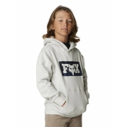Bērnu džemperis FOX Nuklr, giaši pelēks ar melnu logo