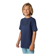 Bērnu t-krekls FOX Legacy, tumši zils ar melnu logo