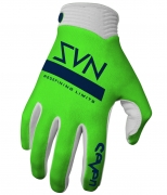 Gloves Seven Zero Contour, green/white
