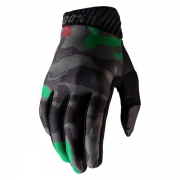 Gloves 100% Ridefit, black/camo