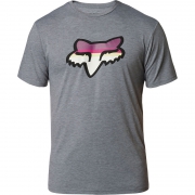 T-shirt FOX Head Strike, grey with logo