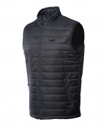 Veste Seven Lateral Puffer, melna