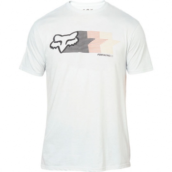 T-shirt FOX Starfade, grey with logo, size S