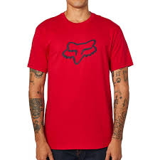 T-shirt FOX Legacy Fox Head, red, size S