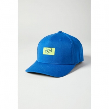 Flexfit cap FOX Standard, blue with yellow logo, size L/XL