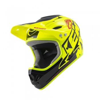 BMX helmet Kenny Downhill, neon yellow/black/red, size XS