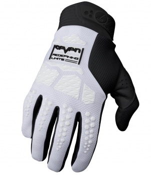 Gloves Seven Rival Ascent, white/black, size S