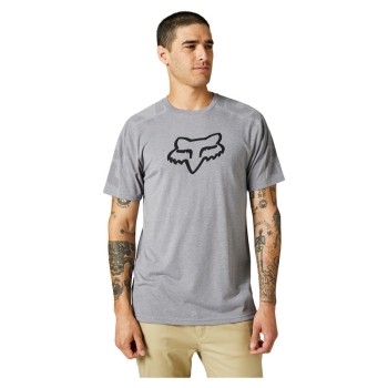 T-shirt FOX Divide Ss Tech, grey, size XL