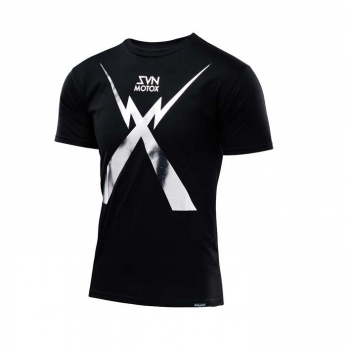 T-shirt Seven MX Futura, black/silver, size S