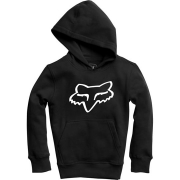 Bērnu džemperis FOX Legacy Pullover, melns ar logo