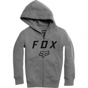 Bērnu džemperis FOX Legacy Moth, pelēks ar melnu logo