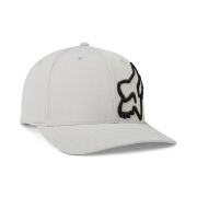 Cepure FOX Clouded flexfit 2.0, gaiši pelēka ar melnu logo