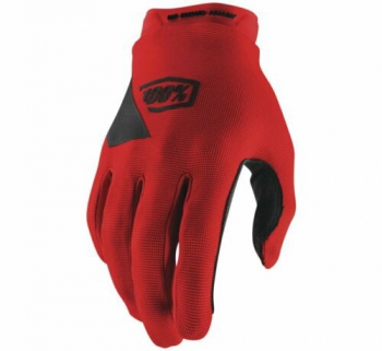 Kids gloves 100% Ridecamp, red, size YM