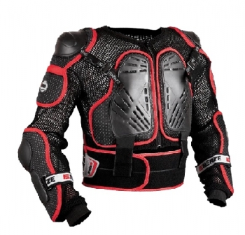 Body guard Emerze Em7 for biker, black/red, size - adult m