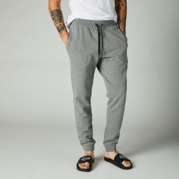 Men sweat pants FOX Lolo Fleece, grey, size XL Men sweat pants FOX Lolo Fleece, grey, size XL
