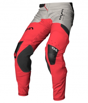 Pants Seven Rival Rift Ivory Soldier, red/light grey/black, size 30