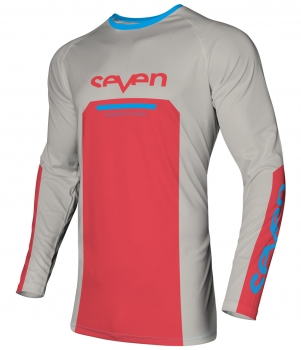 Jersey Seven Vox Phaser Ivory Soldier, light grey/red, size M
