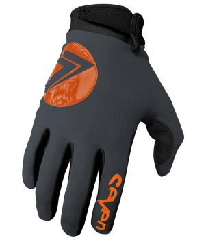 Kids gloves Seven Annex 7 Dot, dark grey, size YXXS