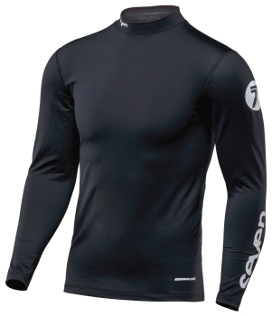 Compression jersey Seven Cold Wthr, black, size M