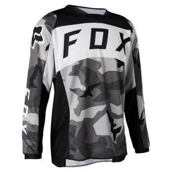 Kids jersey FOX 180 Bnkr, black/camo, size YM