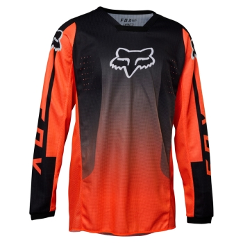 Kids jersey FOX 180 Leed, fluo orange/black, size KS Kids jersey FOX 180 Leed, fluo orange/black, size KS