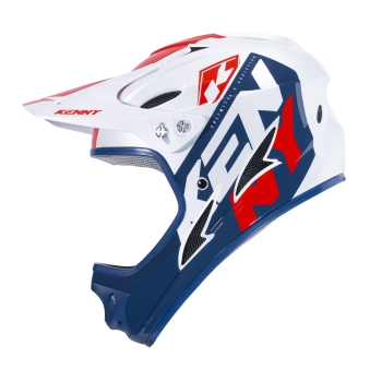 BMX helmet Kenny Downhill, white/blue/red, size XXS