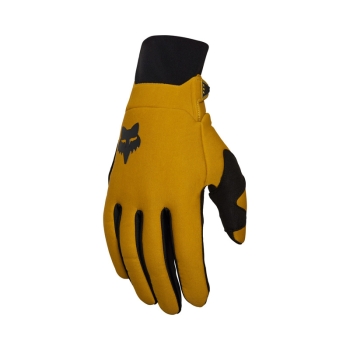 Gloves FOX Defend Thermo, mustard, for cold weather, size XL Gloves FOX Defend Thermo, mustard, for cold weather, size XL