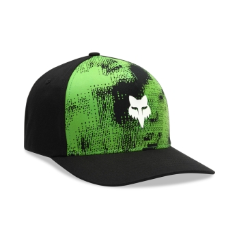 Flexfit cap FOX RS Peaked, black/fluo green, size S/M Flexfit cap FOX RS Peaked, black/fluo green, size S/M
